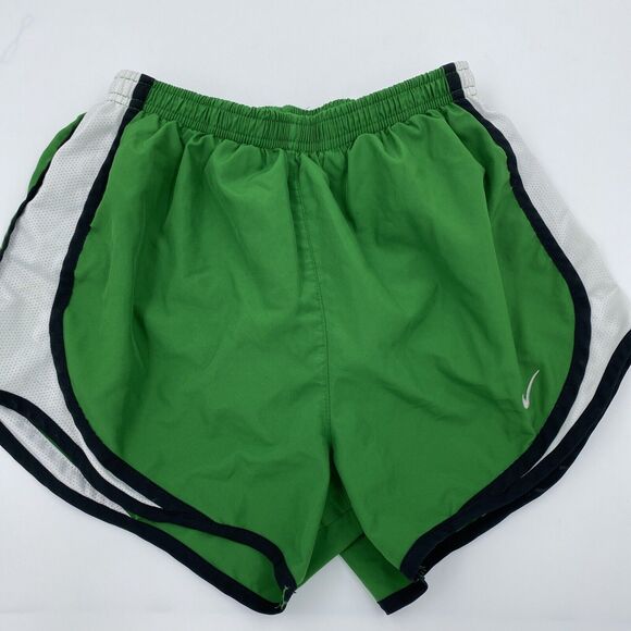 Nike Womens Elastic Waist Dri-FIT Track Shorts Sz XS 2 Pairs Blue/Black & Green - Picture 5 of 7